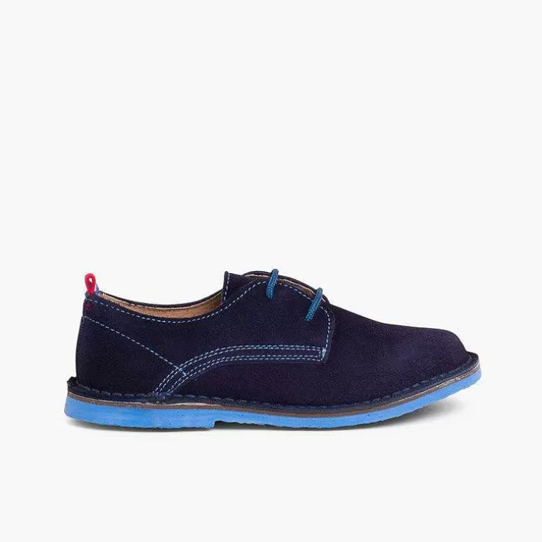 Hot Pisamonas Zapatos Blucher Serraje Suela Y Cordones Colores