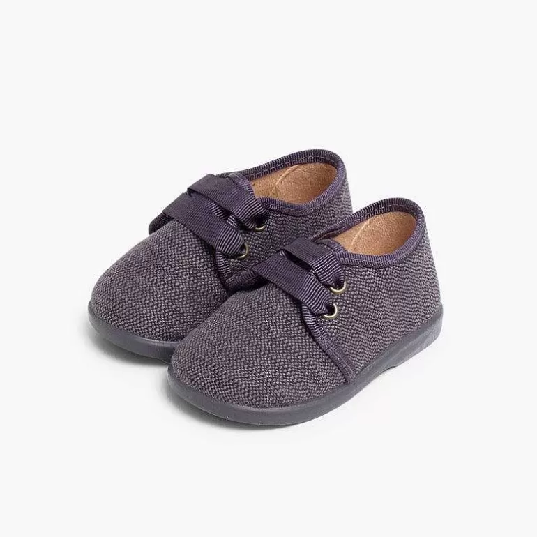 Outlet Pisamonas Zapatos De Tela Tipo Blucher Niño