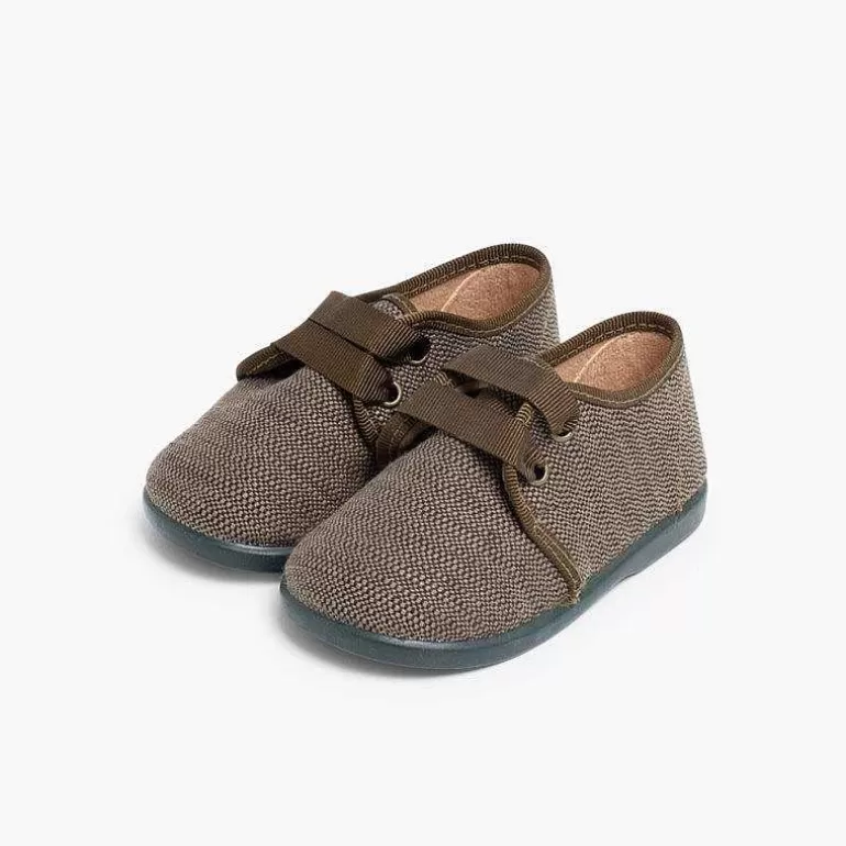 Outlet Pisamonas Zapatos De Tela Tipo Blucher Niño