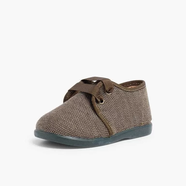 Outlet Pisamonas Zapatos De Tela Tipo Blucher Niño