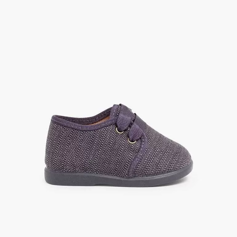 Outlet Pisamonas Zapatos De Tela Tipo Blucher Niño