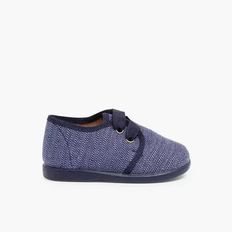 Outlet Pisamonas Zapatos De Tela Tipo Blucher Niño