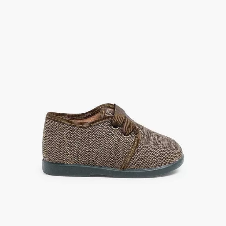 Outlet Pisamonas Zapatos De Tela Tipo Blucher Niño